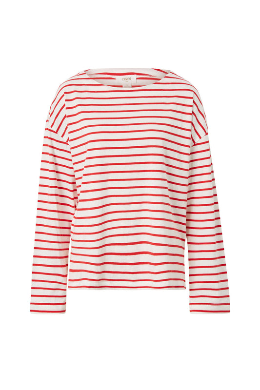 Ceres Slouchy Long red stripe