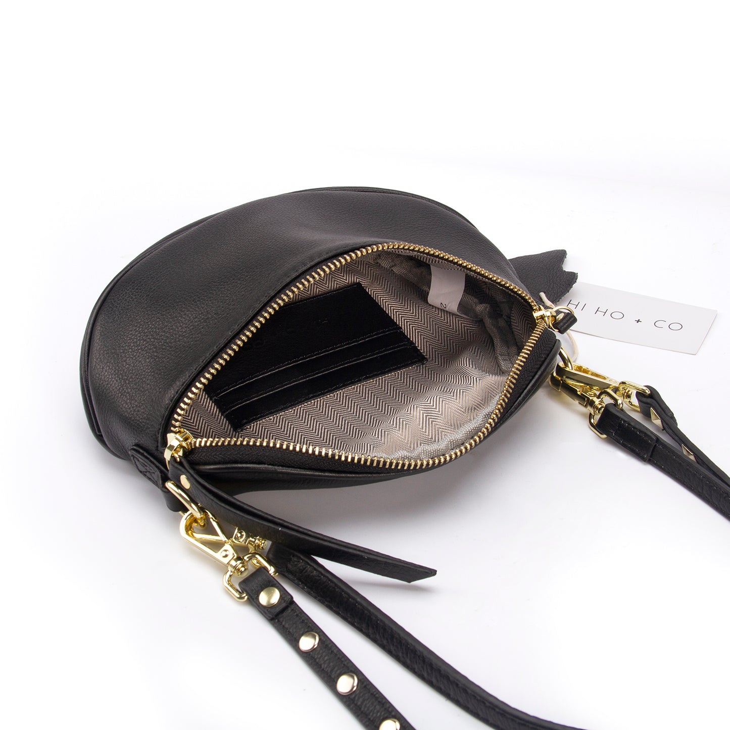 Mini Obsessed Crossbody Bag Black | Gold