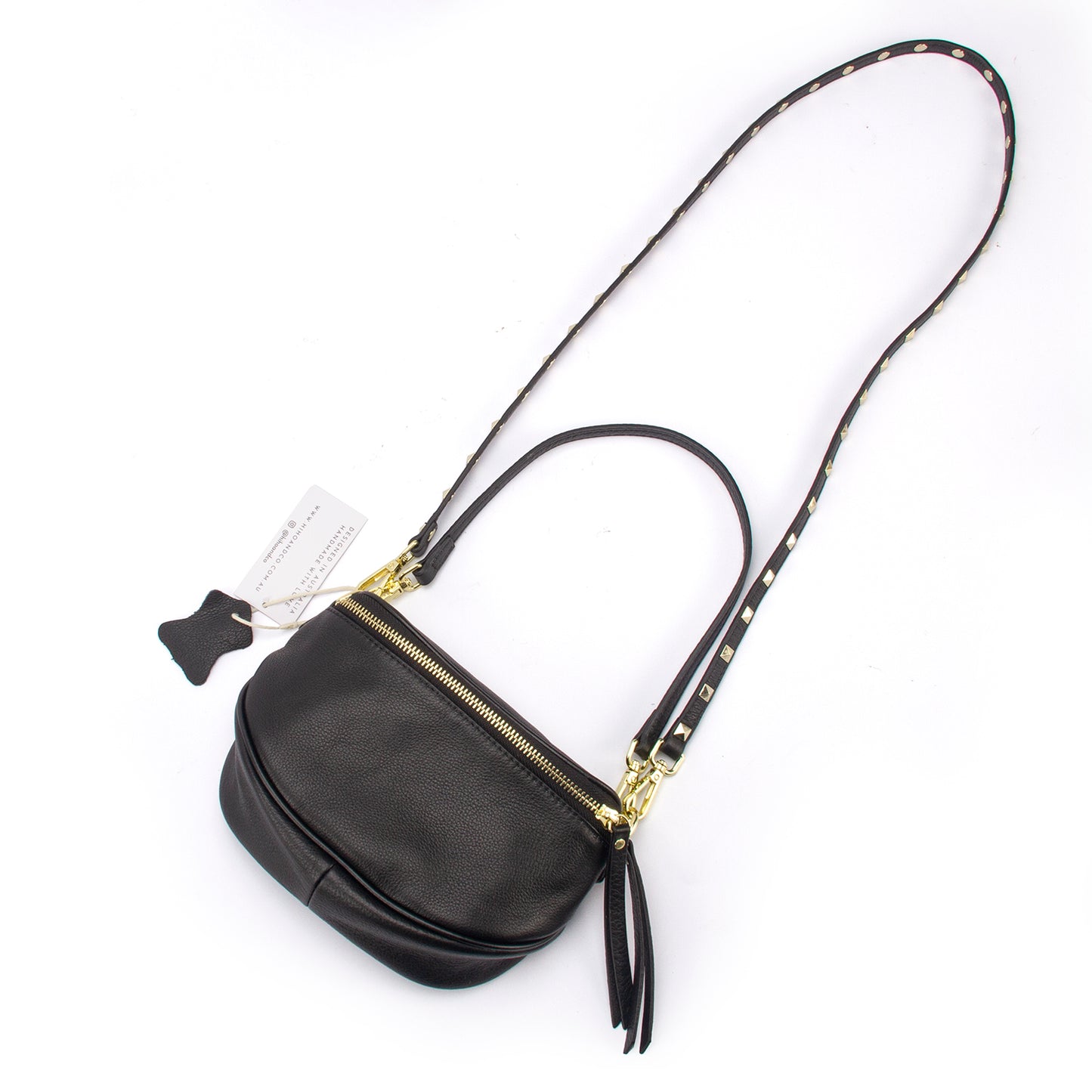 Mini Obsessed Crossbody Bag Black | Gold