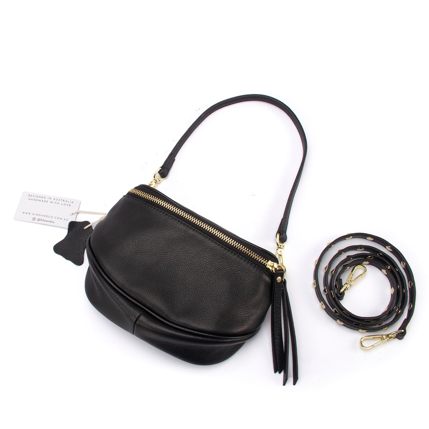 Mini Obsessed Crossbody Bag Black | Gold