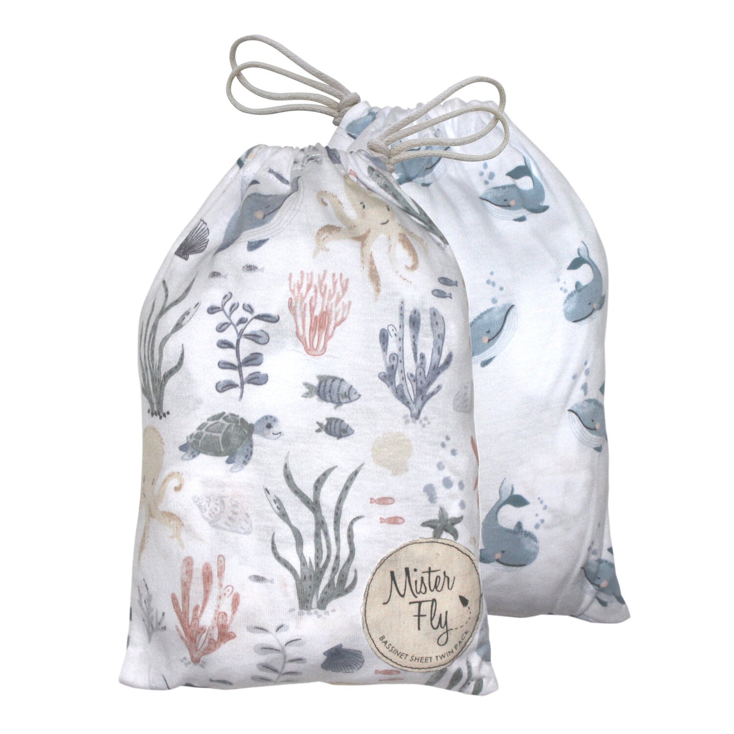 Bassinet Sheet Twin Pack