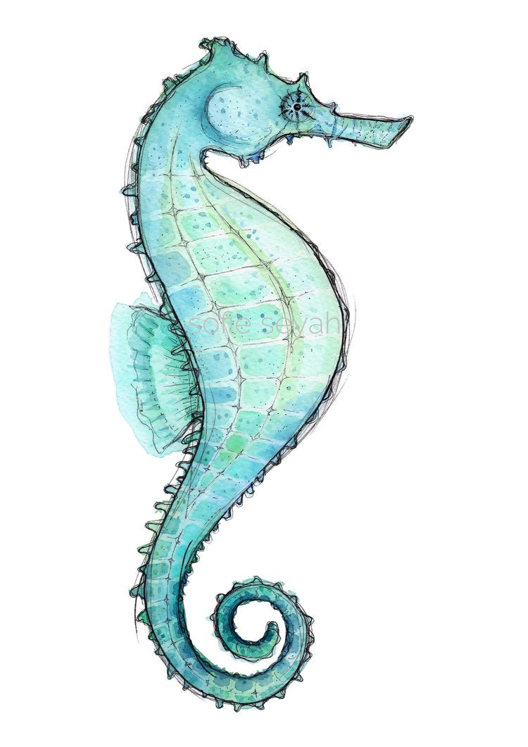 Sofie Seyah Watercolour Print- A3