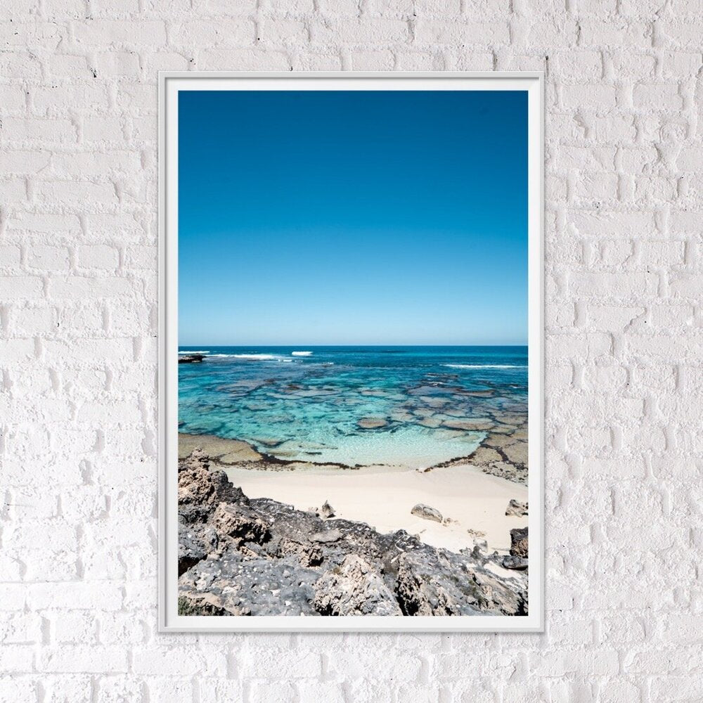 Zac White Print in Frame A2