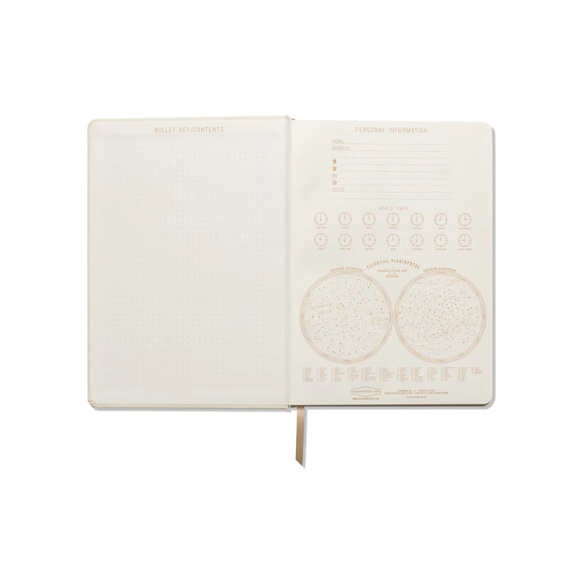 Jumbo Cloth Covered Journal - La Lune