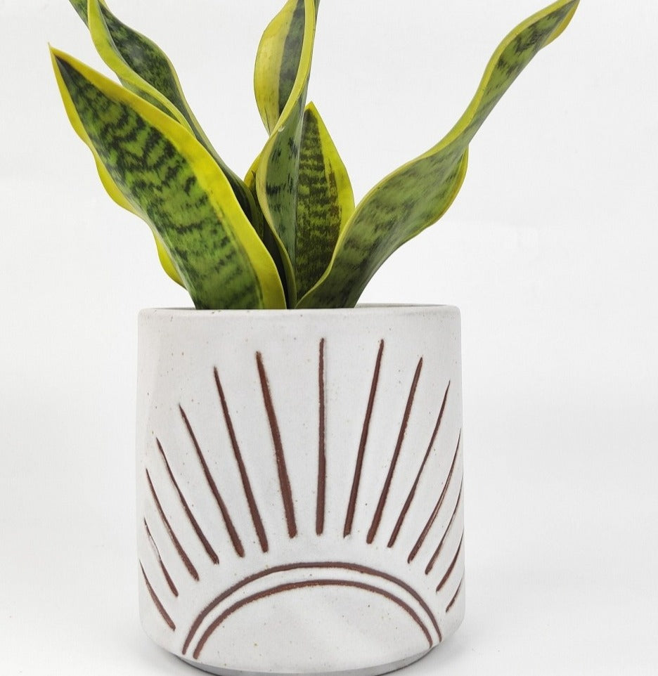 Kian Sun Planter | Off White