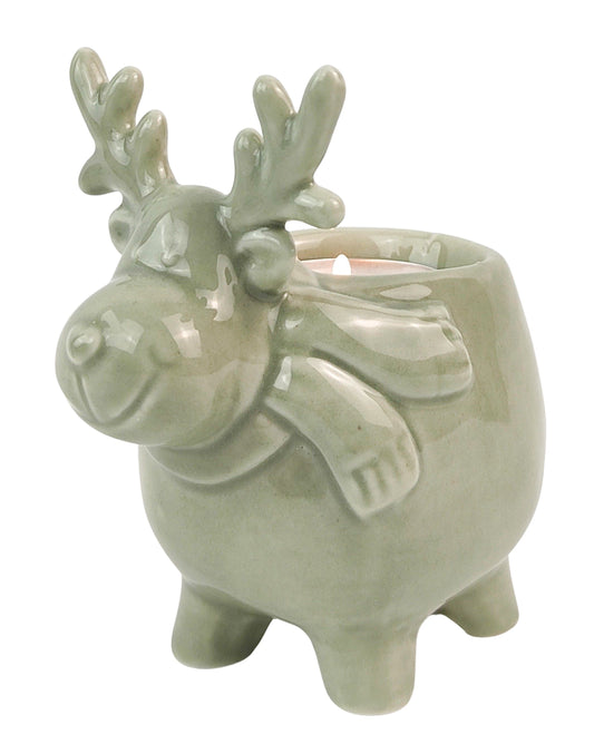 Reindeer Tealight Holder | Sage