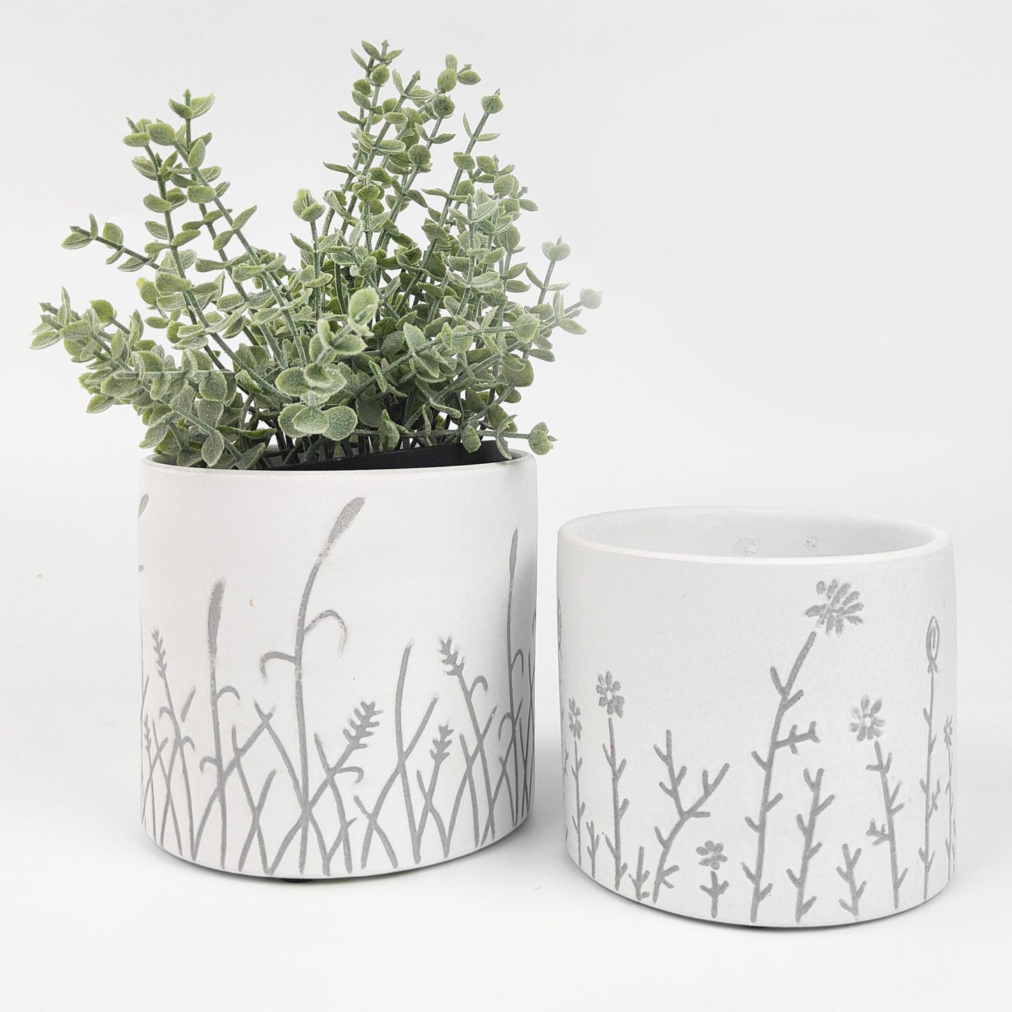 Riya Planter | Light Grey