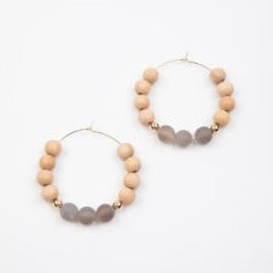 Sunset Frosted Hoops- Cocoa