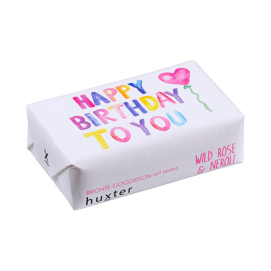 Happy Birthday To You Wrapped Soap | Wild Rose & Neroli