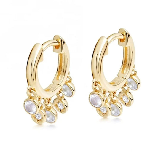 Boho & Mala 18k Gold/Sterling Silver Tassel Earrings DE100035