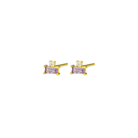 Emi Studs Purple