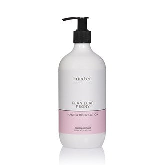 Hand & Body Lotion- Fern Leaf Peony- 500mL