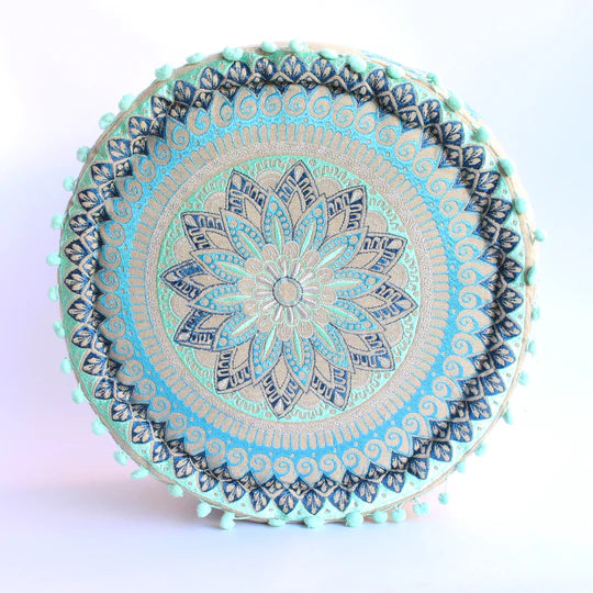 Ottoman Mandala Flower Blue