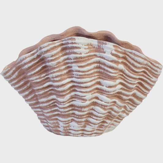 Shell Planter Vase Terra