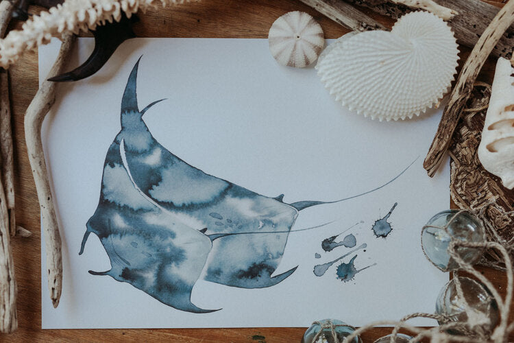 Sofie Seyah Watercolour Print- A4