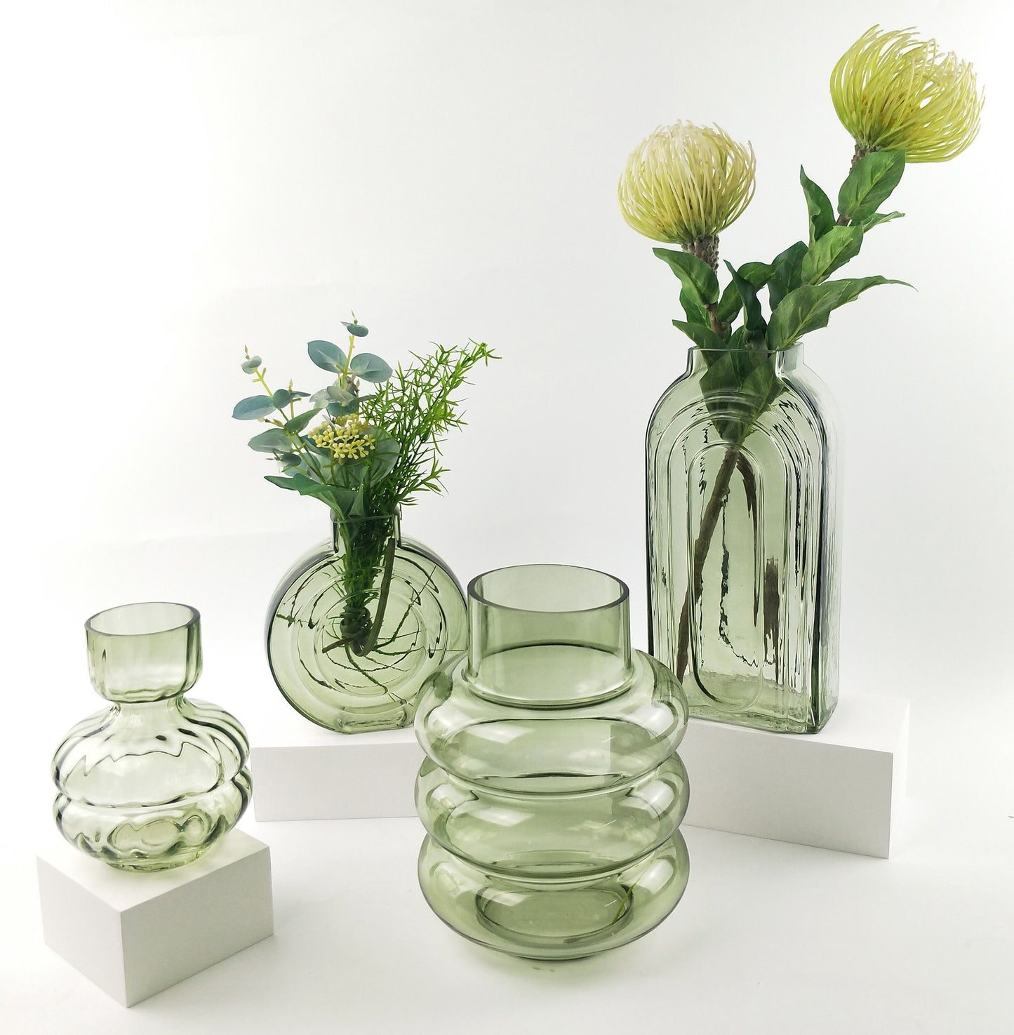 Tommy Squat Glass Vase