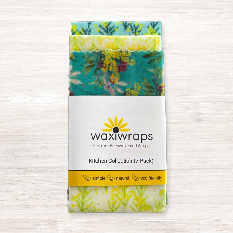 Beeswax Food Wraps- Kitchen Collection 7 Pack