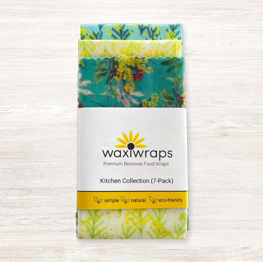 Beeswax Food Wraps- Kitchen Collection 7 Pack